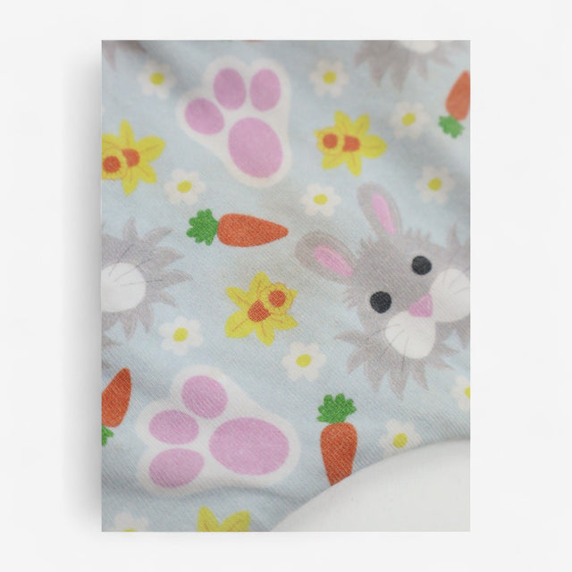 My little flamingo Easter bunny leggings and bib
