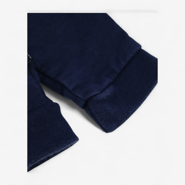 Zip Hoody Navy with Lion ROAR