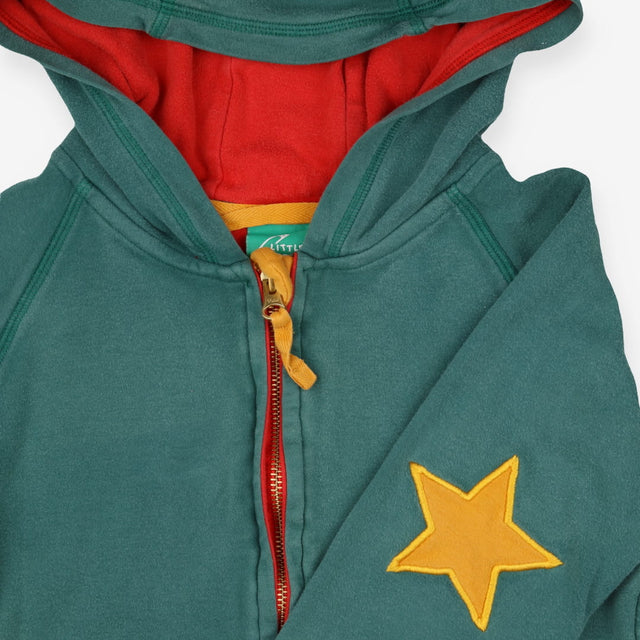 Sea green star hoodie