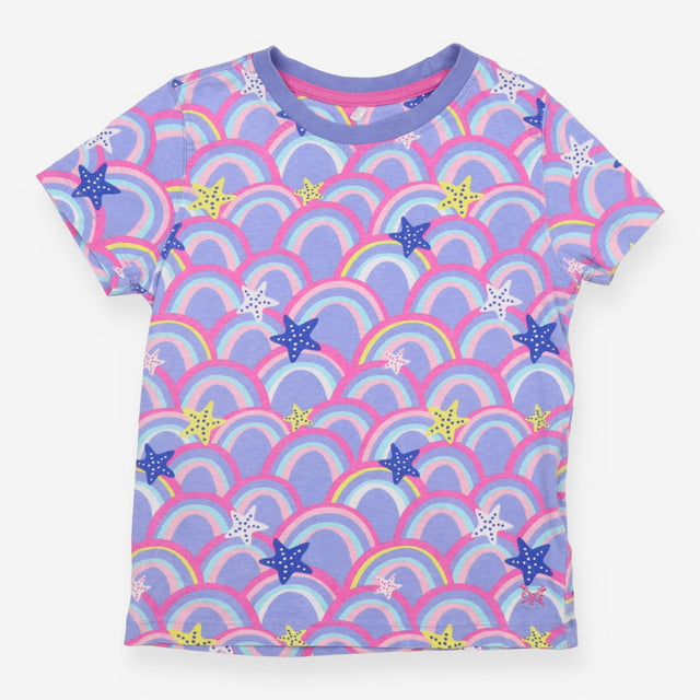 Tee SS Lilac stars rainbows