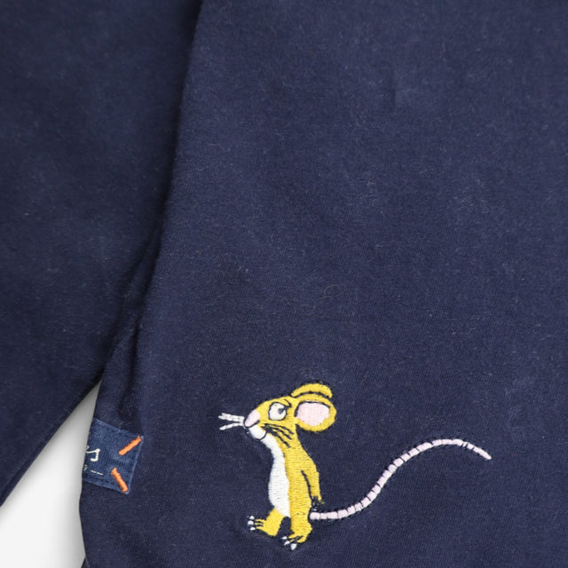 T-Shirt Navy Long Sleeve Gruffalo Friends Applique