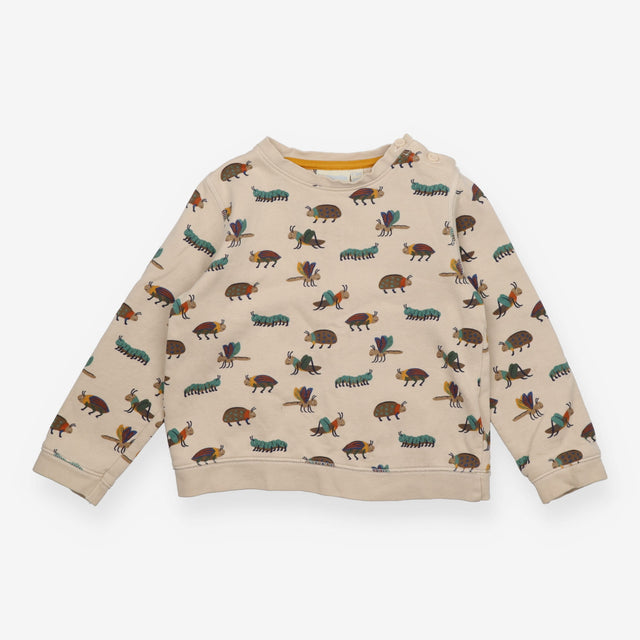 Jersey Sweater Beige with Bugs