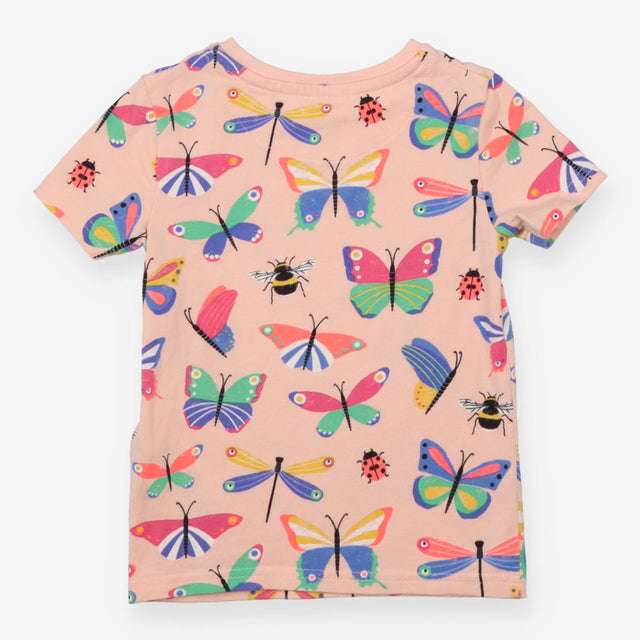 T-shirt pink butterfly