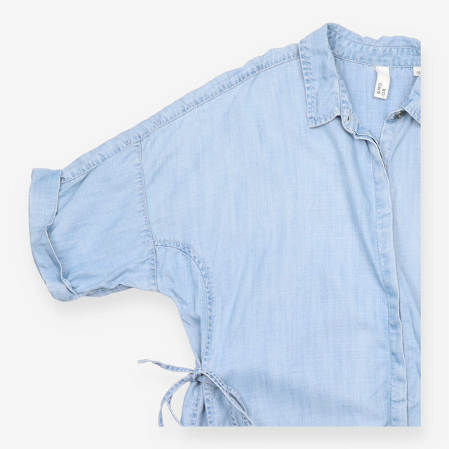 Dress Light Blue Lyocell Denim Shirt