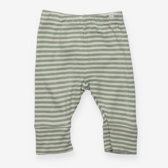 Leggings green striped