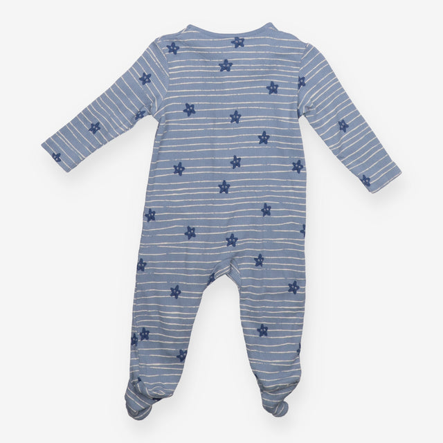 Blue Striped Stars Sleepsuit