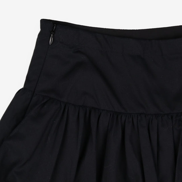 Skirt Black Bubble Hem