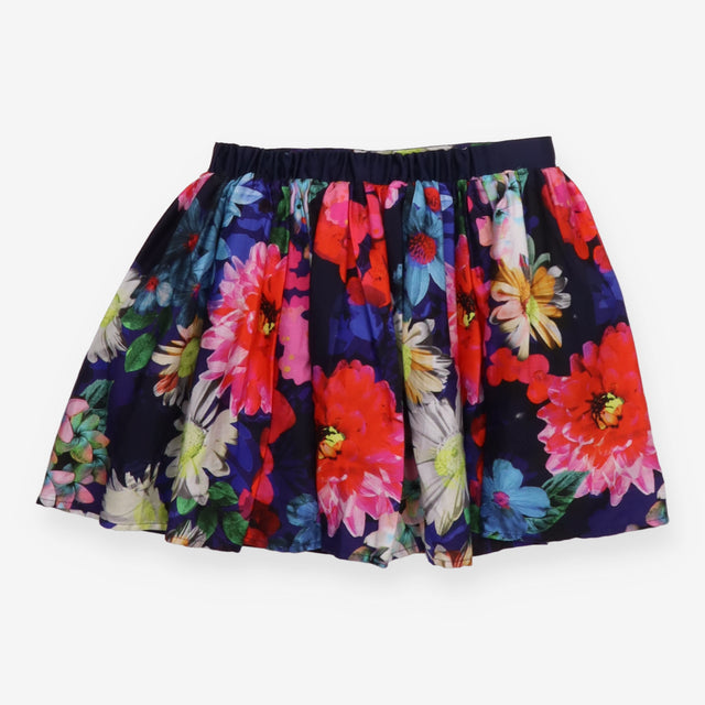 Skirt navy flowers
