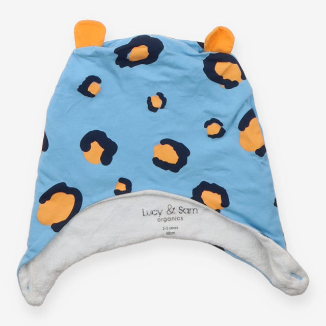 Trapper Hat Leopard - Blue