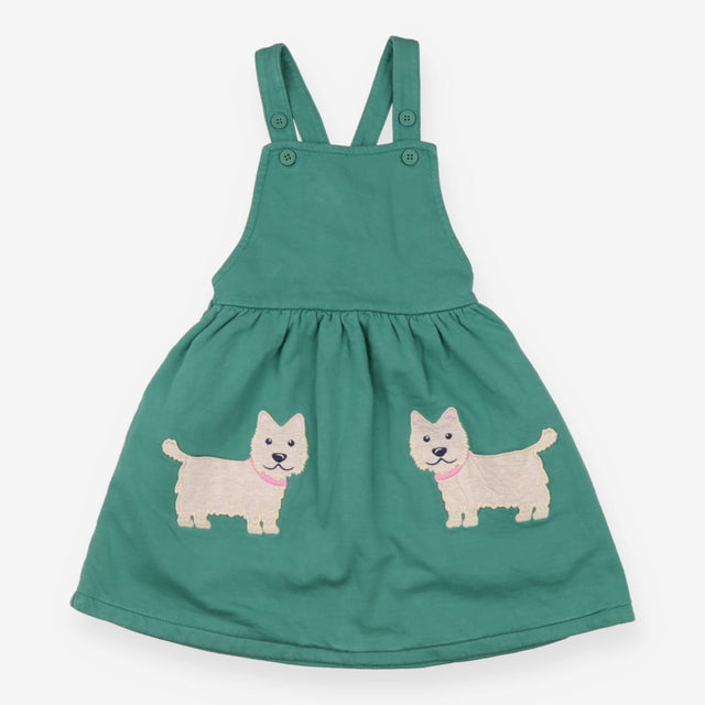 Green Dogs Pinafore