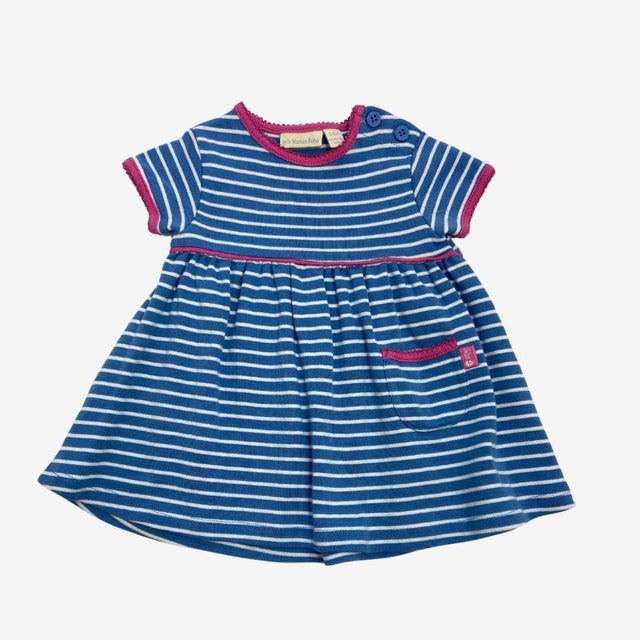 Pink Trim Jersey Dress