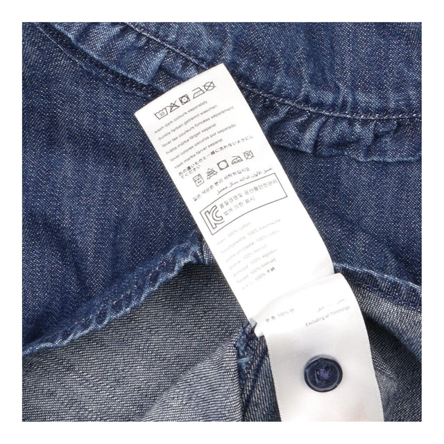 Denim Shirt Peter Pan Collar