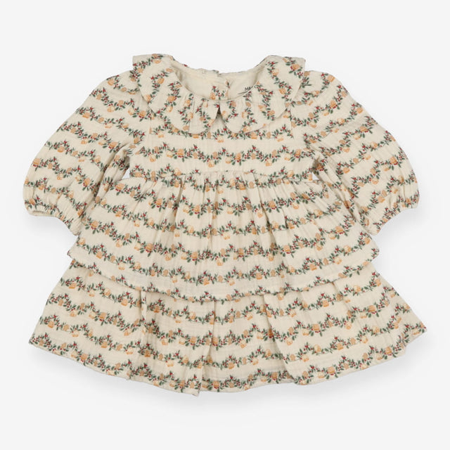 Woven Collared Dress Gingerbread House