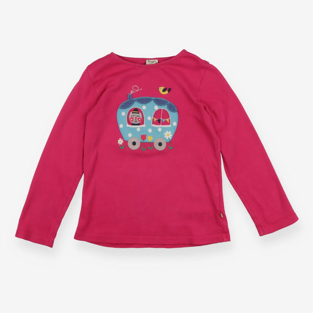 Tee LS pink caravan