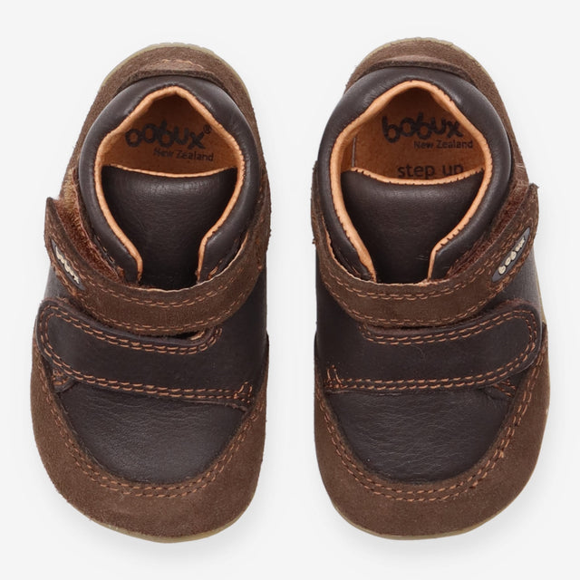 Boot brown nubuck velcro