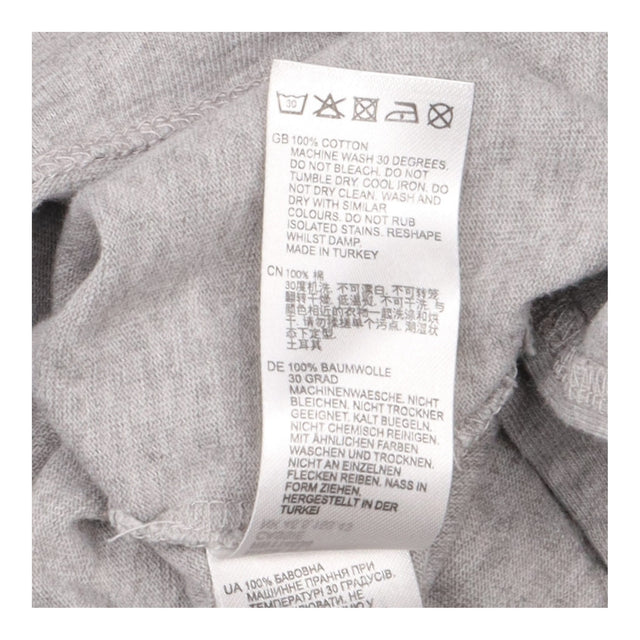 Grey Marl Oversized Boxy Split-Hem Knit Top