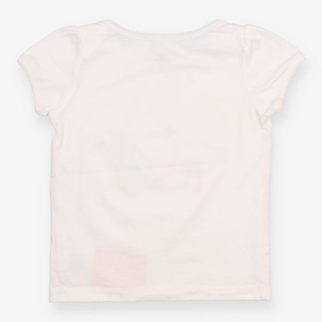 T-Shirt Short Sleeve White with Duck Appliques