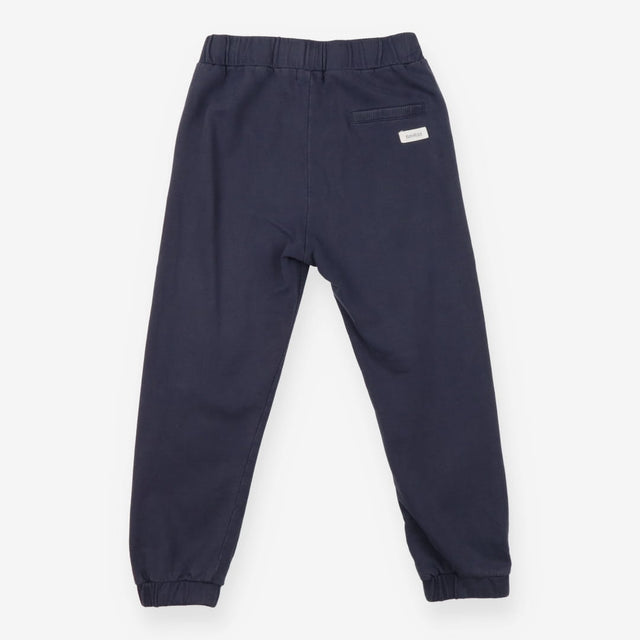 Joggers Navy Ribbed pockets wooden buttons