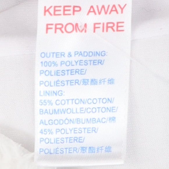 White fleece pramsuit
