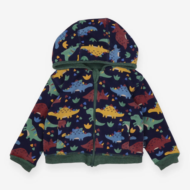 Reversible Hoodie Green or Navy both with Dinosaur