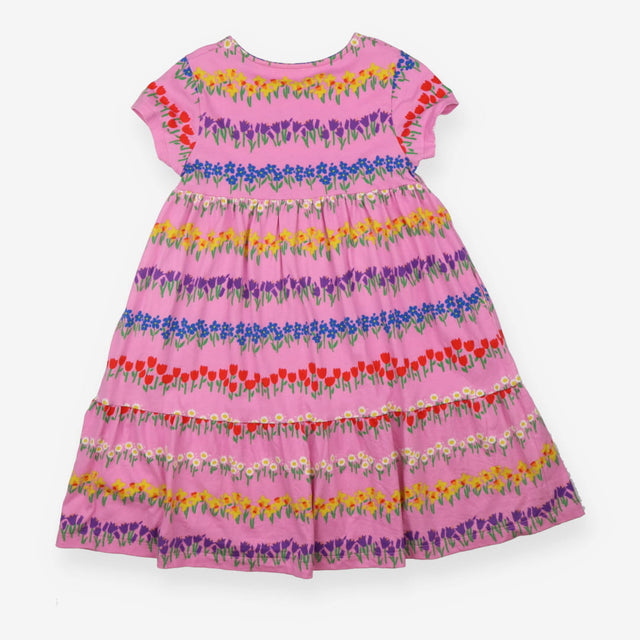 Dress pink flowers meadow