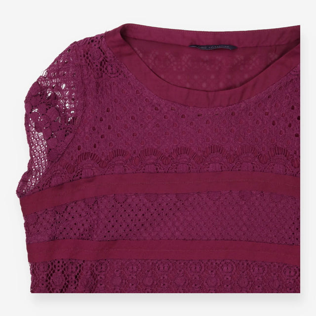 Top plum lace