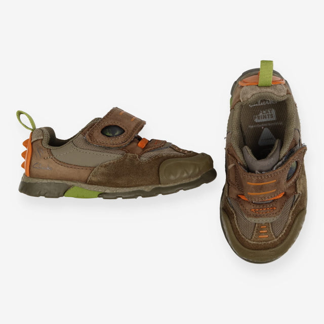 Trainer Shoe Brown Dinosaur Eye