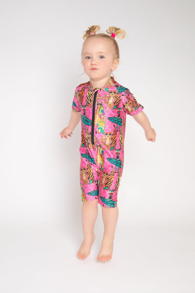 Ocean Child Swimsuit:Pink