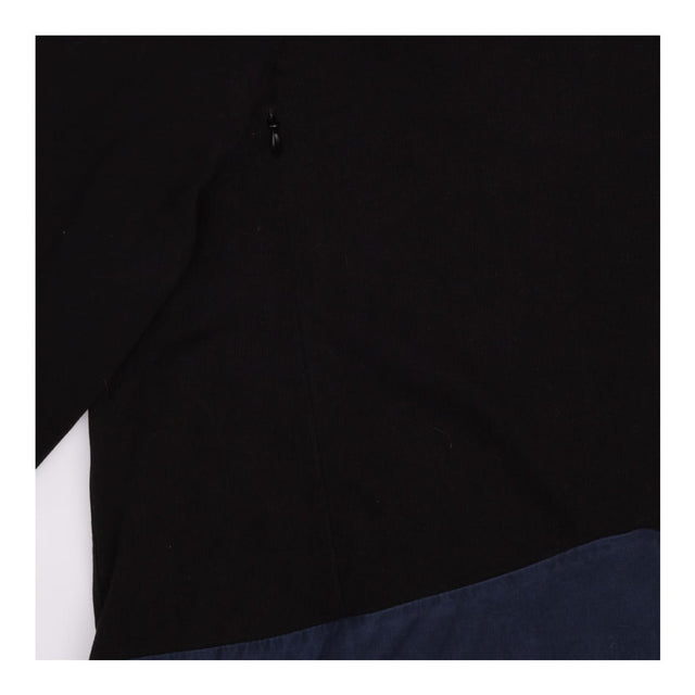 Nursing Dress Black Blue Long Sleeve Maternity