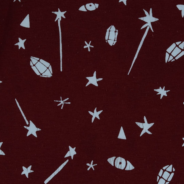 Thermal Top and Bottoms - Burgundy Comet