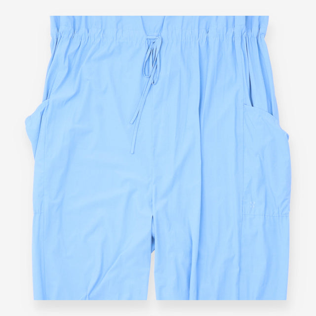 Jumpsuit Blue Wide Leg Drawstring Cami