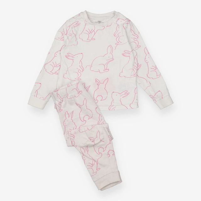 Pyjamas white rabbits