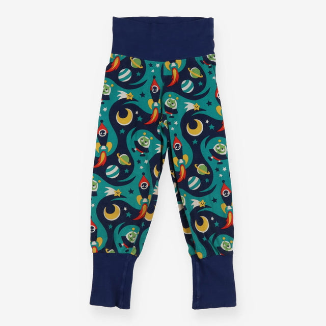 Space and aliens print jogger pants