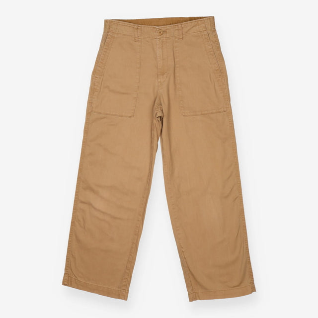 Wide Leg baker Trouser Beige