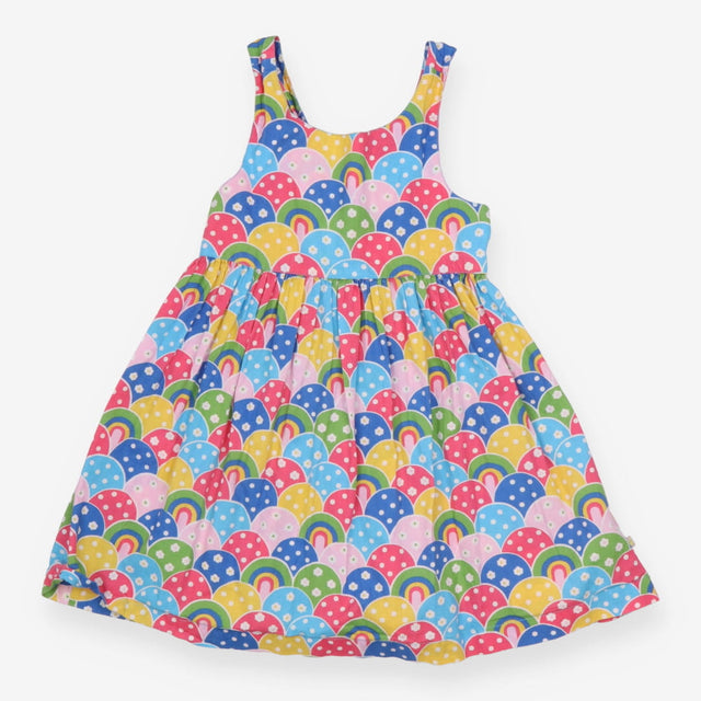 Pinafore Summery Dress Rainbow Umbrellas