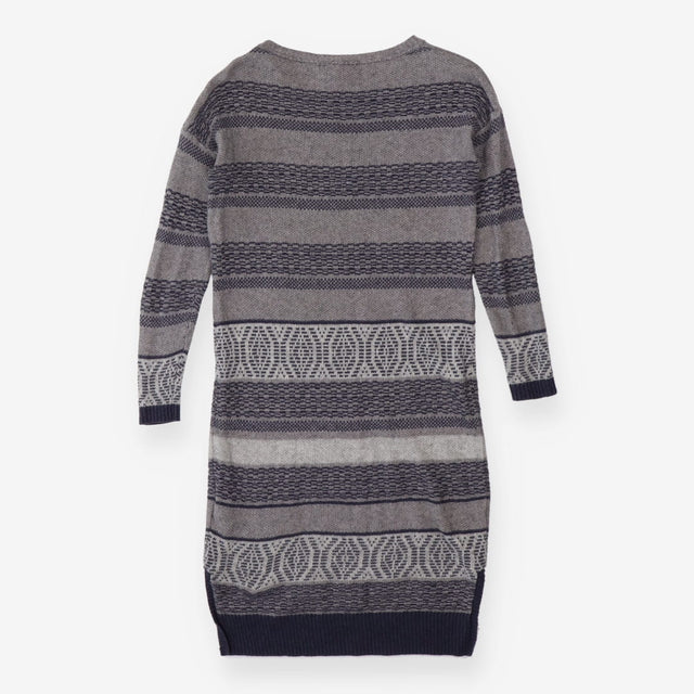 Jumper dress grey and navy