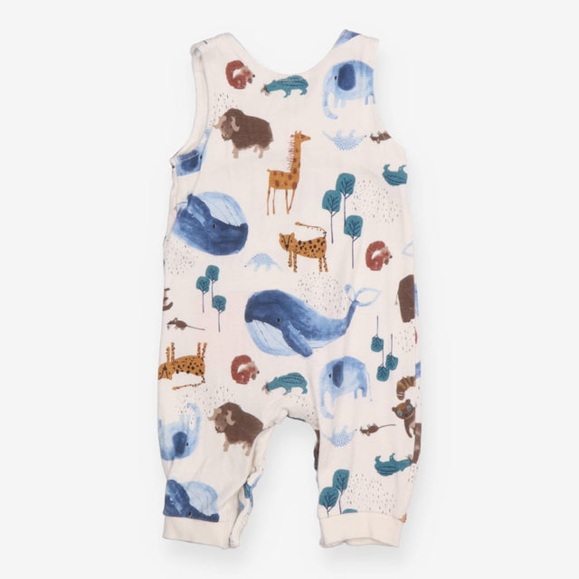 Romper white animals