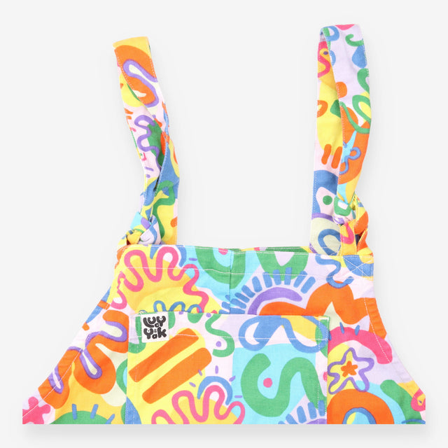 Limited-Edition Molly Piper Doodle-Print Dungarees