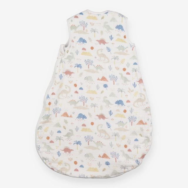 White dino sleeping bag