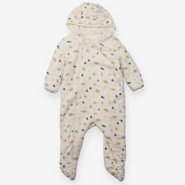 Pramsuit Cream with Bears