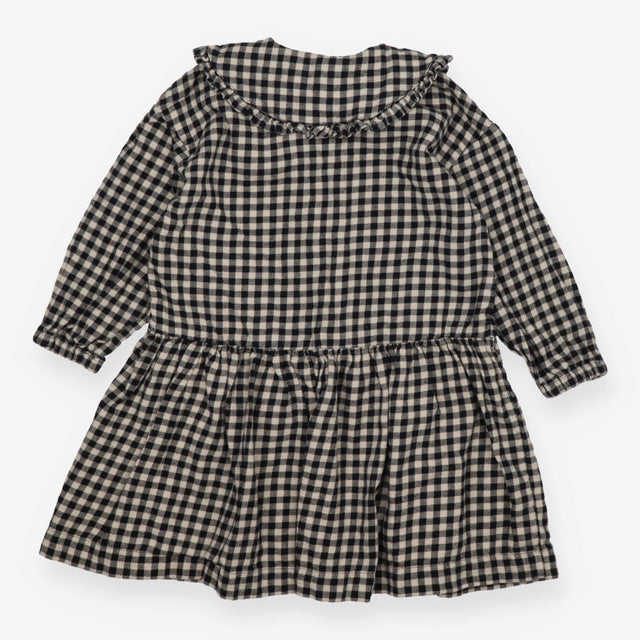 Dress Flannel Black and cream Check