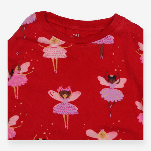 Red Ballerina Fairies Pyjamas