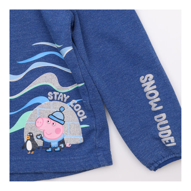 Hoodie navy Peppa Pig