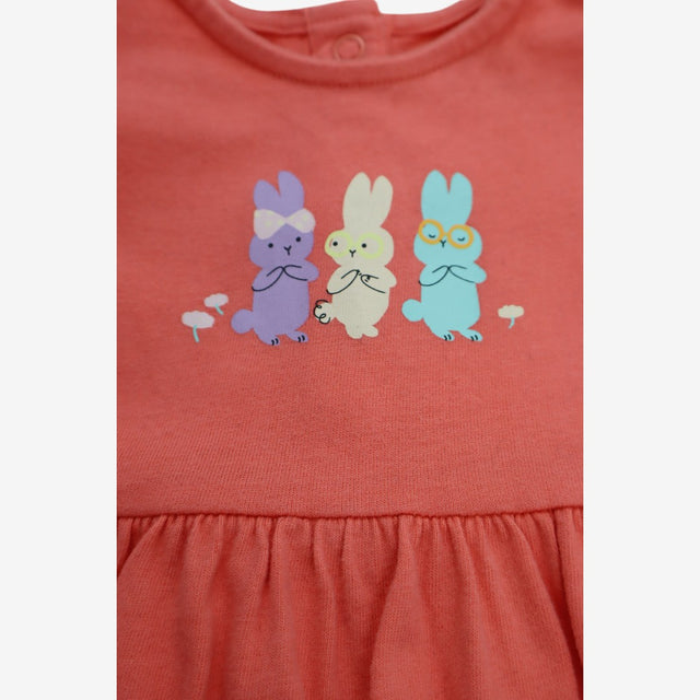 Romper Coral Bunnies
