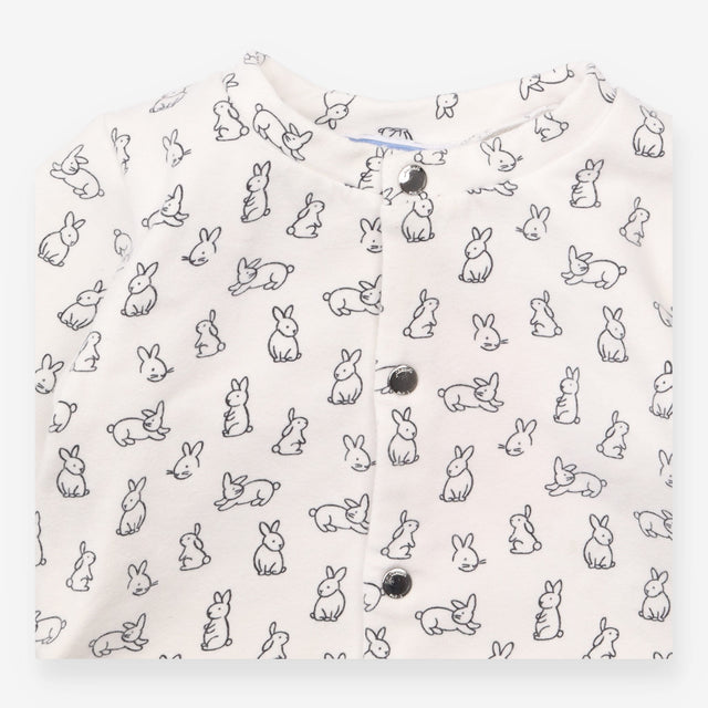 White jersey cardigan bunnies