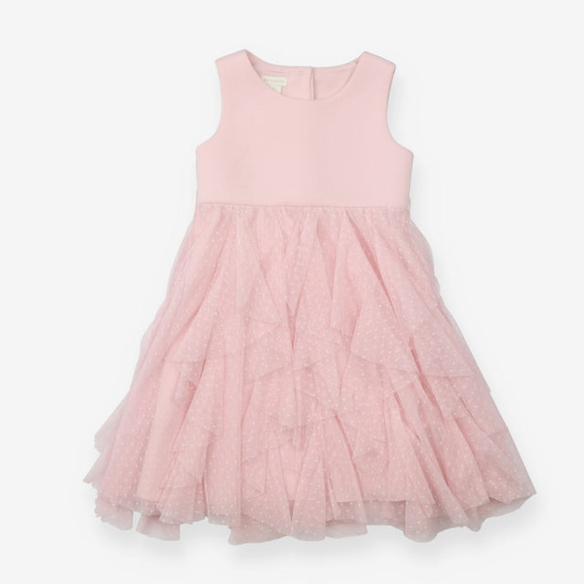 Party Dress Pink with Tule Layer