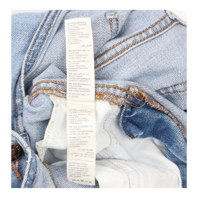 Dungarees Light Blue Wash Denim Tapered Leg