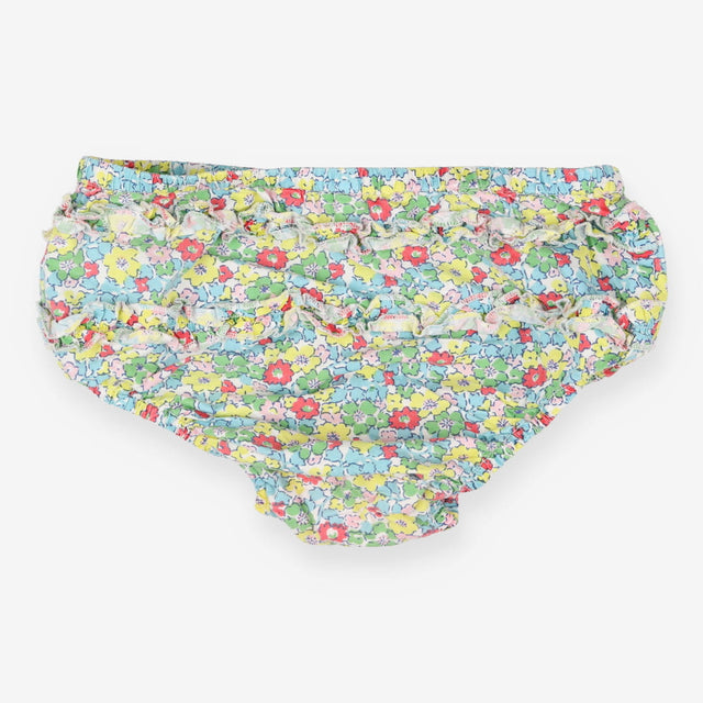 Floral Dress Frill Sleeves, Bloomers
