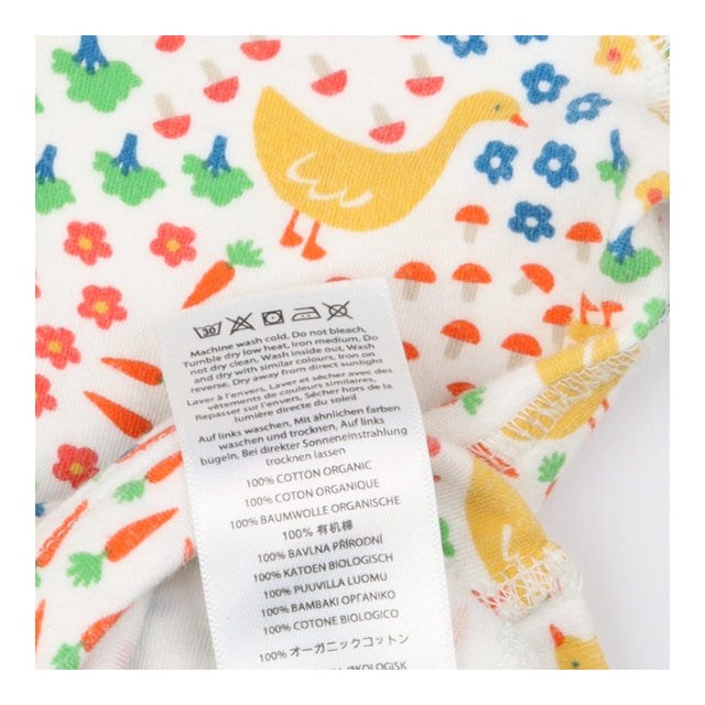 Bodysuit LS duck carrots