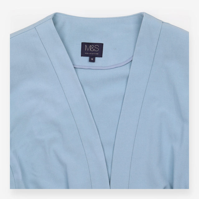 Blazer Duck Egg Blue Open Front Pocket